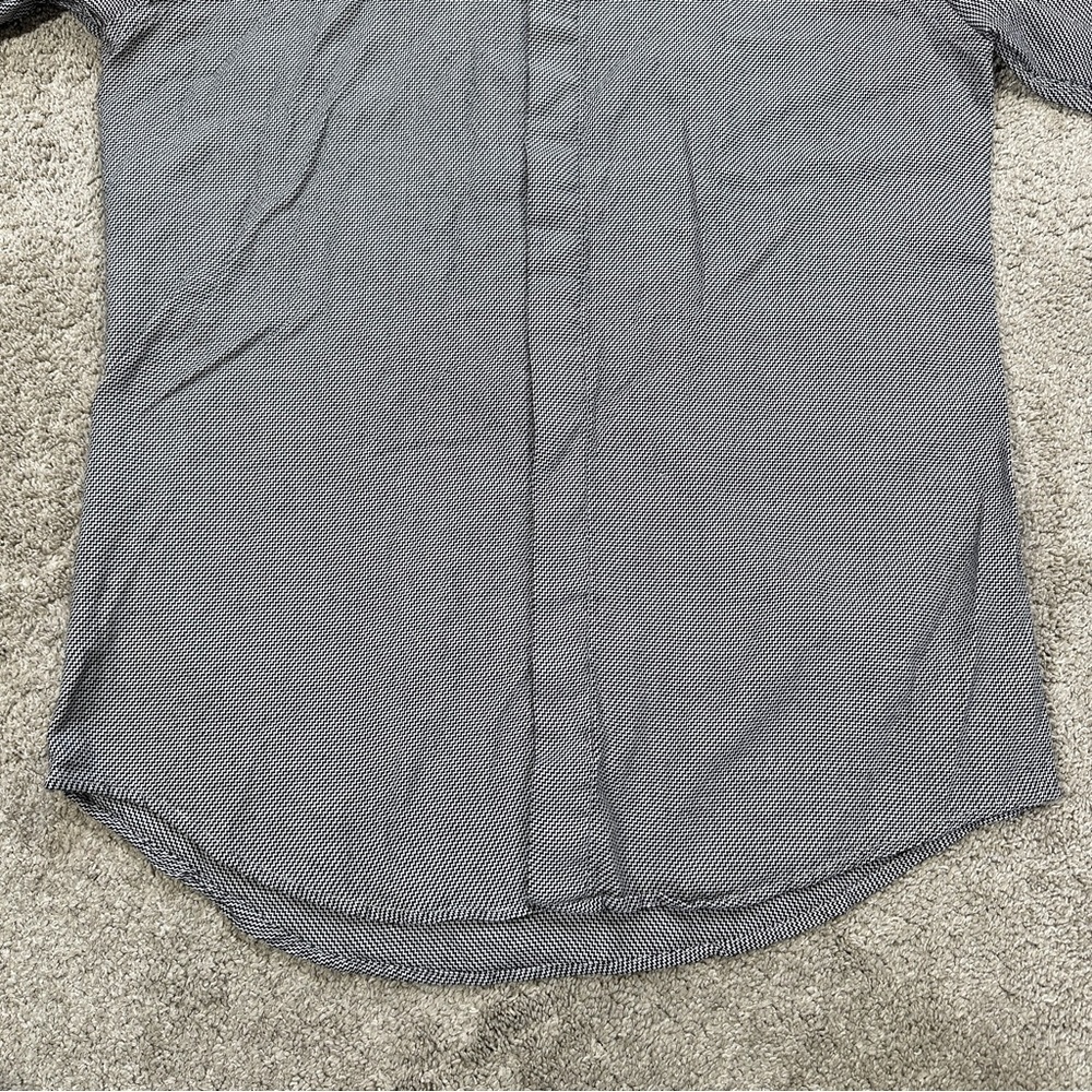 Versace Classic Men’s Button Up Shirt Longsleeve Sharkskin Print Geometric M - Picture 4 of 15